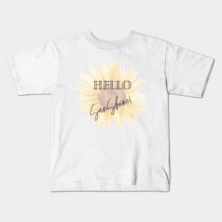 Hello Sunshine, Sunflower Kids T-Shirt